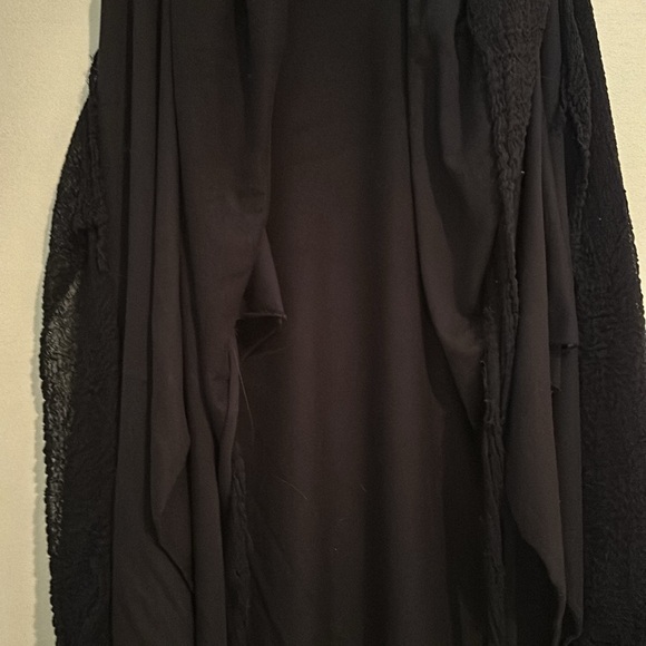 Black Festival Cloak Unisex Size Small - Picture 3 of 6